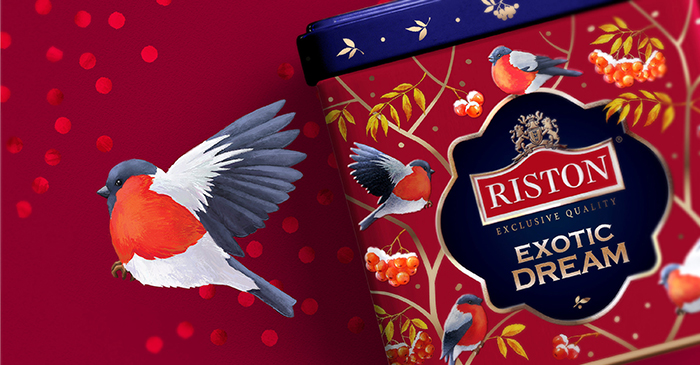 遇見更美的RISTON時(shí)尚紅茶葉包裝設(shè)計(jì)