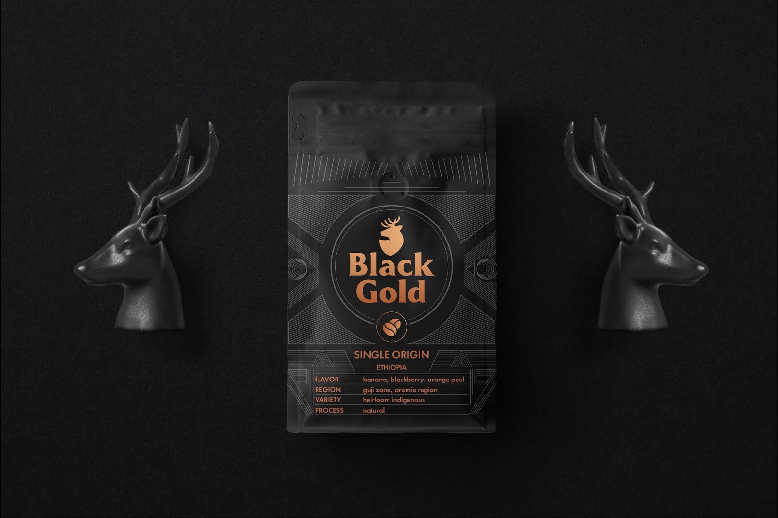 Blackgold咖啡品牌和產(chǎn)品包裝設(shè)計