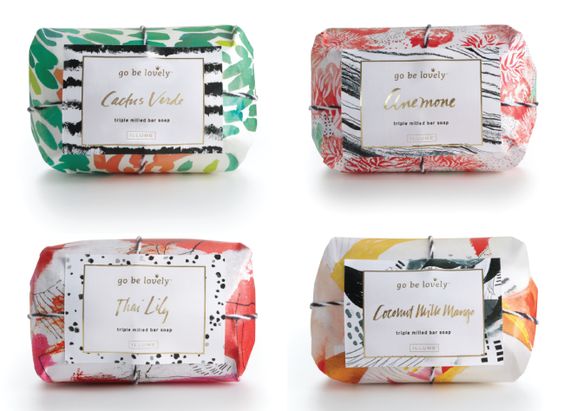 可愛風格的香皂包裝設(shè)計