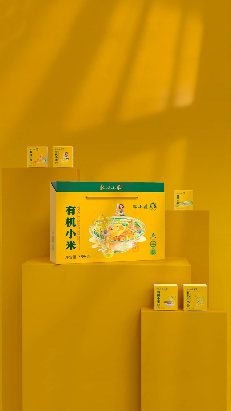 內(nèi)蒙古敖漢小米包裝設計