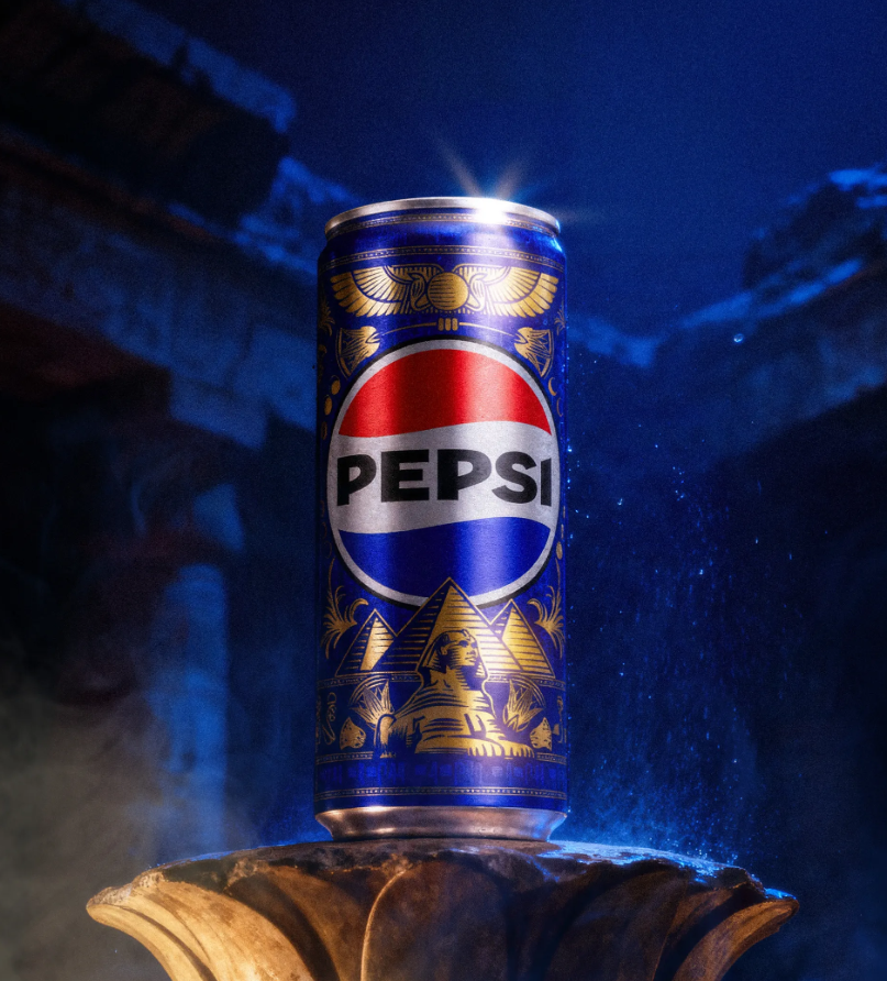 百事飲料包裝設(shè)計(jì)致敬文明：百事古埃及限量罐，穿越千年的文化對話