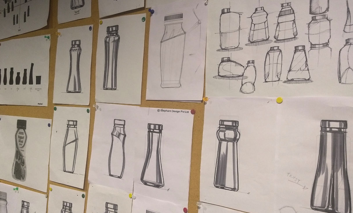 酸奶冰沙瓶型設(shè)計(jì)巧思